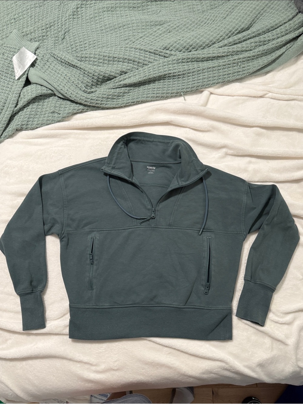 Old Navy Half-Zip Pullover Sweater - Dark Teal